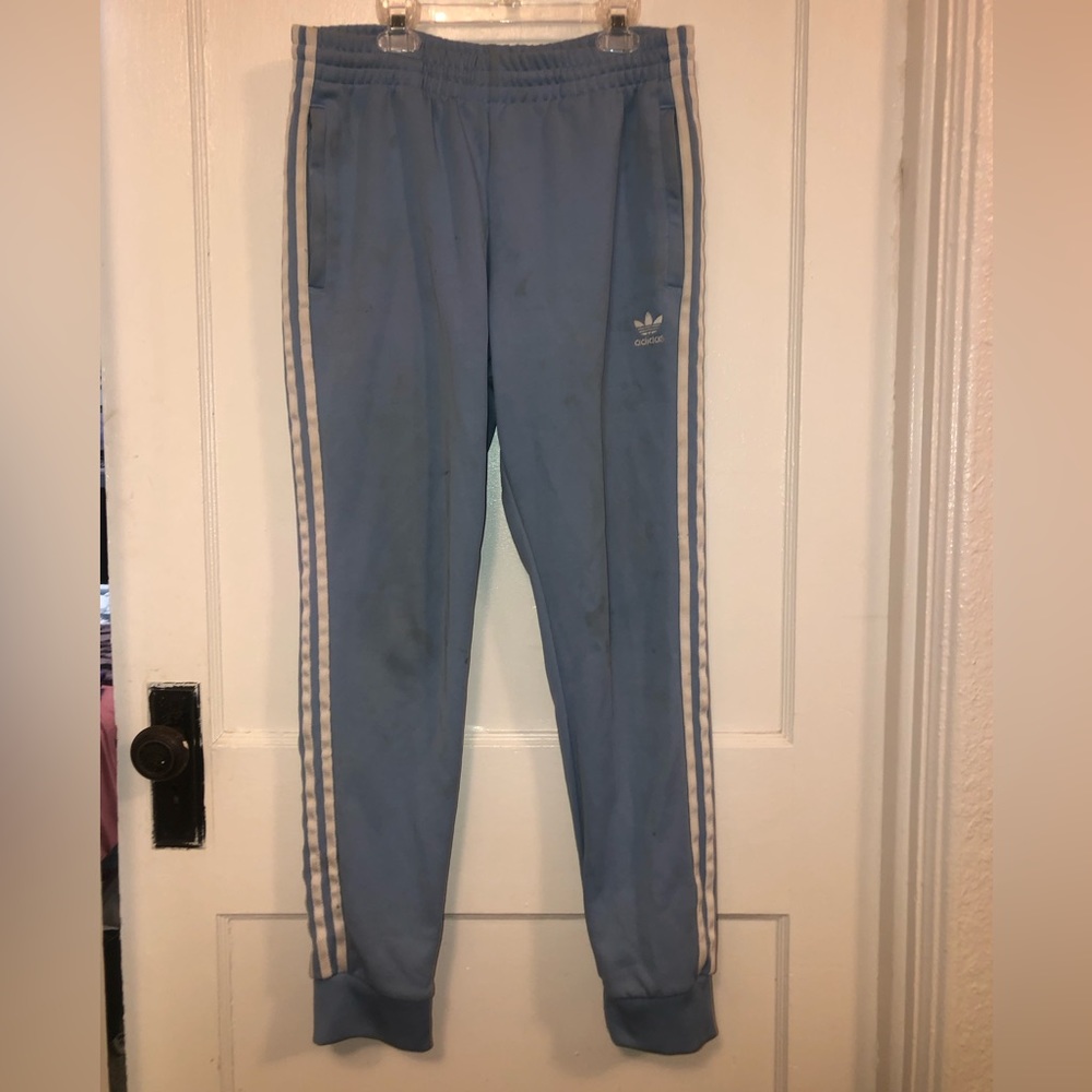 baby blue Adidas Sweatpants size M